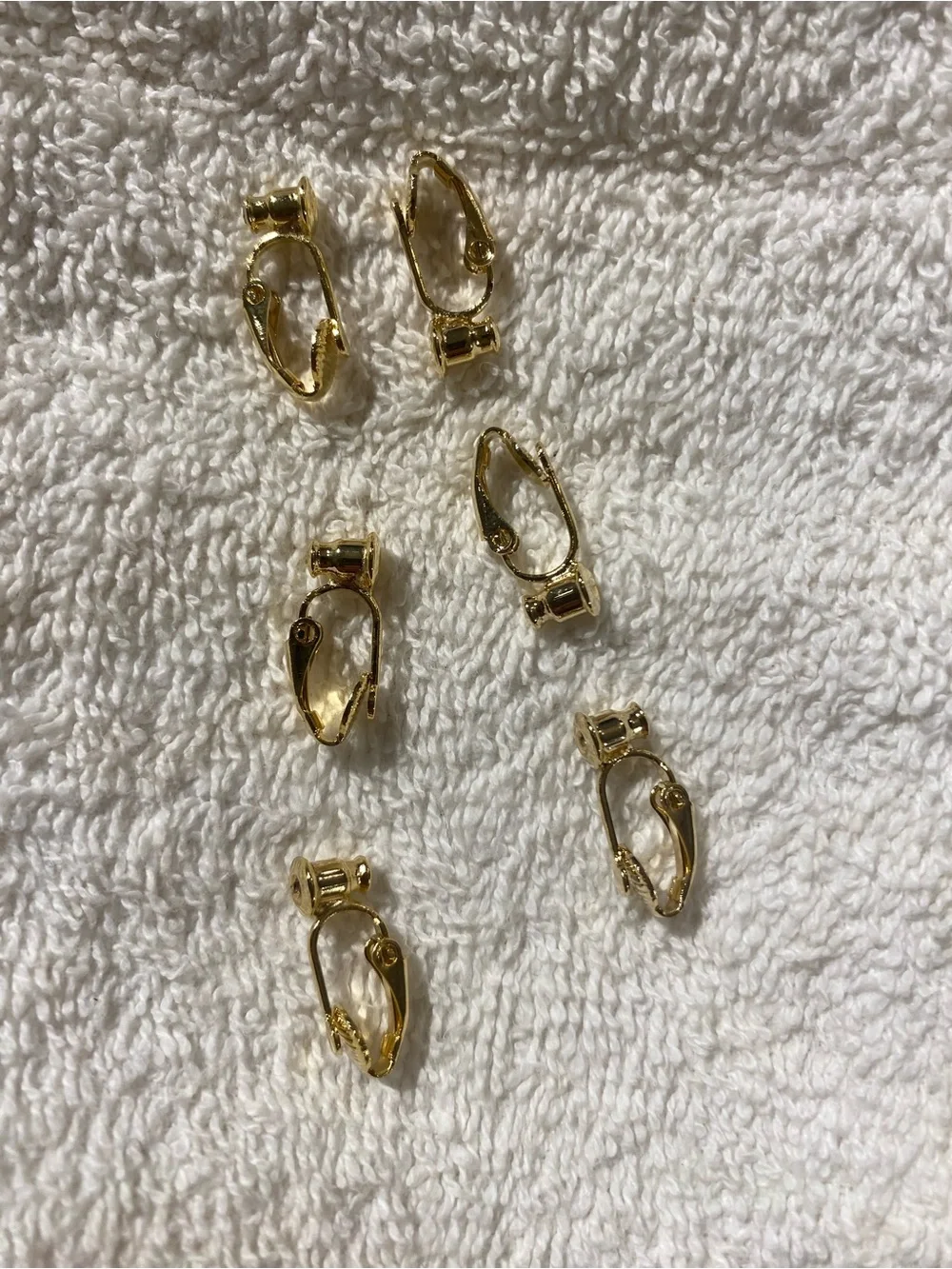 Gold Pierced to Clip-On Converter Kit Earring Backs - Set of 3 (RR)